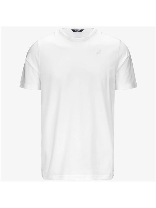 T-shirt uomo in cotone colore bianco K-WAY | ADAME K71349W001